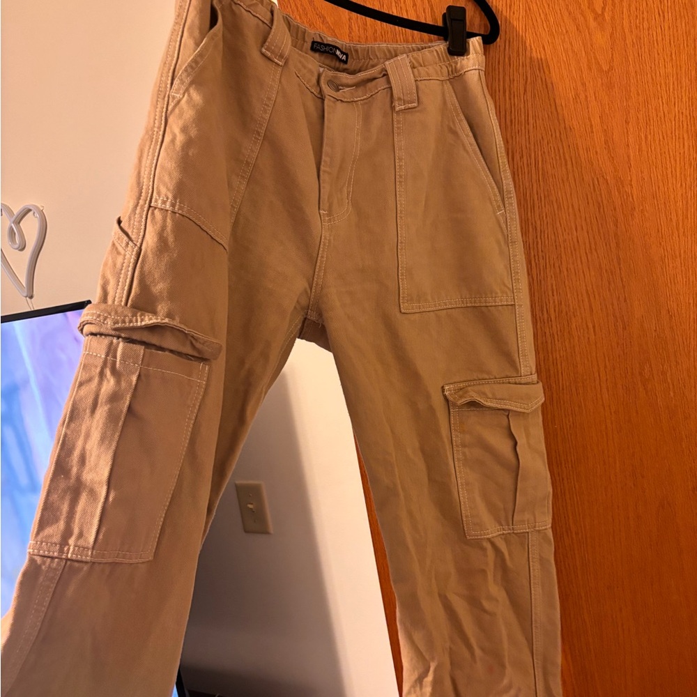 Khaki Cargo Pants from Fashion Nova